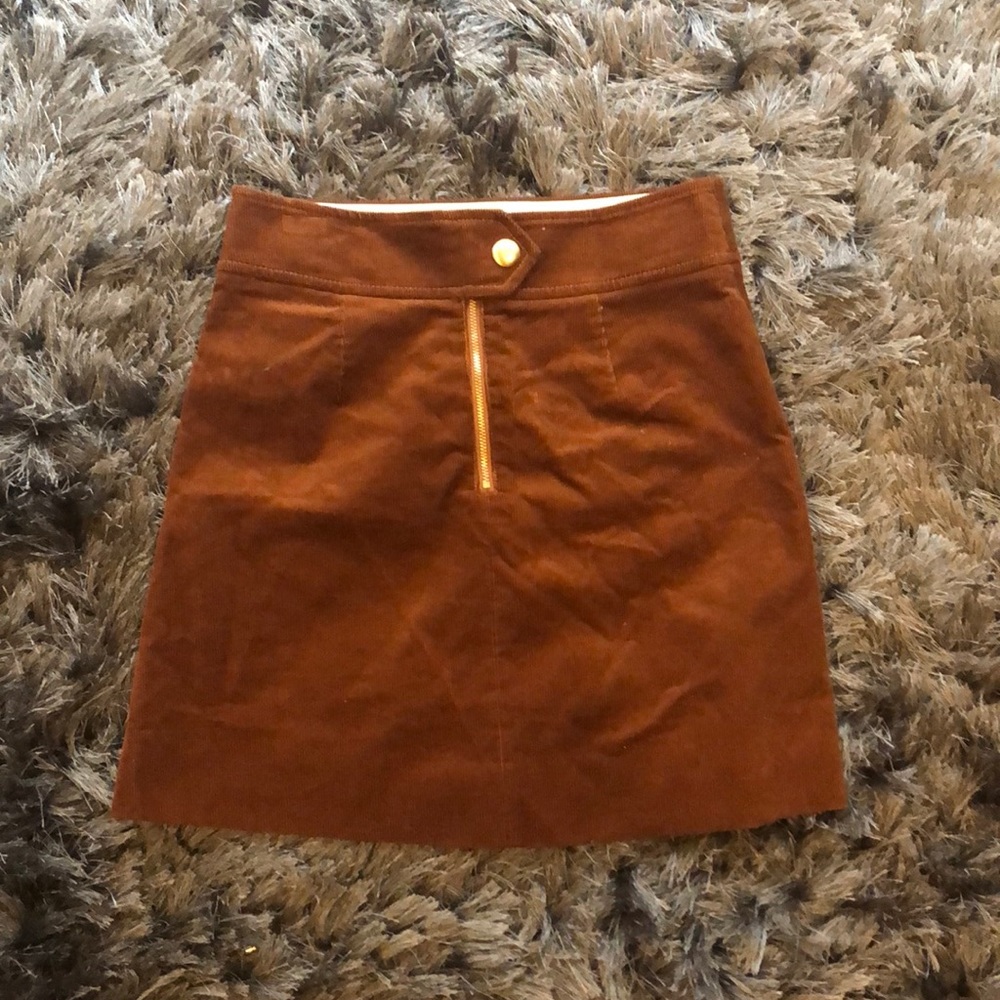 Brown Corduroy skirt